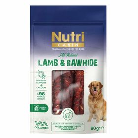 Nutri Canin 80 gr Kuzu Eti Sarılı Kemik Köpek Ödülü