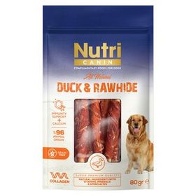 Nutri Canin 80 gr Ördek Eti Sarılı Kemik Small Köpek Ödülü