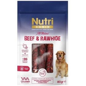 Nutri Canin 80 gr Sığır Eti Sarılı Kemik Small Yetişkin Köpek Ödülü