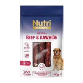 Nutri Canin 80 gr Sığır Eti Sarılı Kemik Small Yetişkin Köpek Ödülü