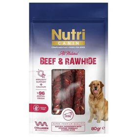 Nutri Canin 80 gr Sığır Etli Sarılı Kemik
