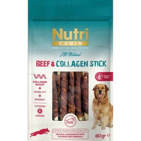 Nutri Canin Beef Collagen Stick Biftekli 80 gr Köpek Ödülü