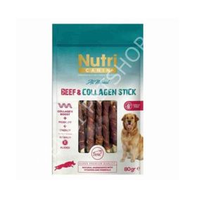 Nutri Canin Beef Collagen Stick Sığır Etli 80 gr Köpek Ödülü