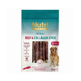 Nutri Canin Beef Collagen Stick Sığır Etli 80 gr Köpek Ödülü