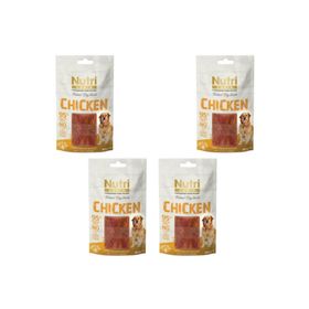 Nutri Canin Chicken Tahılsız %95 Tavuklu 4x80 gr Köpek Ödülü