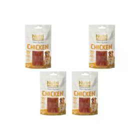 Nutri Canin Chicken Tahılsız %95 Tavuklu 4x80 gr Köpek Ödülü