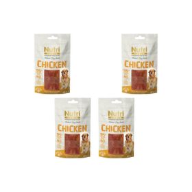 Nutri Canin Chicken Tahılsız %95 Tavuklu 4x80 gr Köpek Ödülü