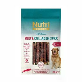Nutri Canin Collagen Stick Biftek Eti Sargılı Kemik 80 gr Köpek Ödülü