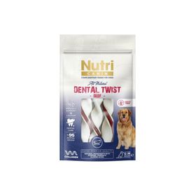 Nutri Canin Dental Twist S-M 80 gr Sığır Etli Diş Sağlığı Köpek Ödülü