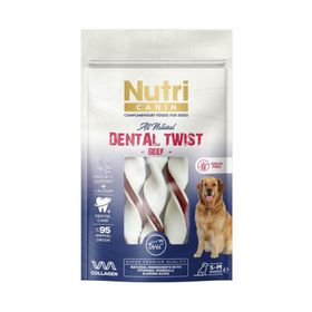 Nutri Canin Dental Twist S-M 80 gr Sığır Etli Diş Sağlığı Köpek Ödülü