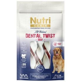 Nutri Canin Dental Twist S-M 80 gr Sığır Etli Diş Sağlığı Köpek Ödülü