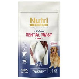 Nutri Canin Dental Twist Sığır Etli M-L 120 gr Köpek Ödülü