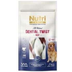 Nutri Canin Dental Twist Sığır Etli M-L 120 gr Köpek Ödülü
