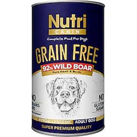 Nutri Canin Domuz Etli Tahılsız 12x400 gr Konserve Yetişkin Köpek Maması