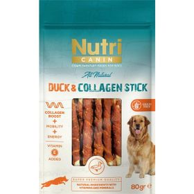 Nutri Canin Duck Collagen Stick Ördekli 80 gr Köpek Ödülü