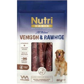 Nutri Canin Geyik Eti Sarılı Kemik 80 gr Köpek Ödülü