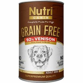 Nutri Canin Grain Free 400 gr Tahılsız Geyikli Köpek Konservesi