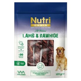 Nutri Canin Kuzu Eti Sarılı Kemik 120 gr Köpek Ödülü