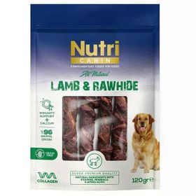 Nutri Canin Kuzu Eti Sarılı Kemik 120 gr Köpek Ödülü