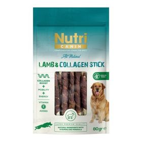 Nutri Canin Kuzulu ve Kolajenli Çubuk 80 gr Köpek Ödül Maması