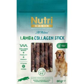 Nutri Canin Lamb Collagen Stick Kuzulu 80 gr Köpek Ödülü
