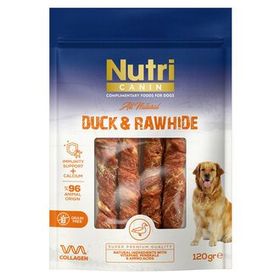 Nutri Canin Ördek Eti Sarılı Kemik 120 gr Köpek Ödülü
