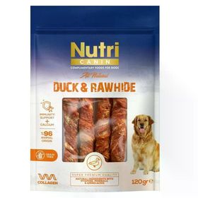 Nutri Canin Ördek Eti Sarılı Kemik 120 gr Köpek Ödülü