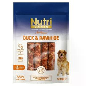 Nutri Canin Ördek Eti Sarılı Kemik 120 gr Köpek Ödülü