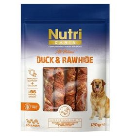 Nutri Canin Ördek Eti Sarılı Kemik 120 gr Köpek Ödülü
