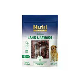 Nutri Canin Rawhide Kuzu Eti Sargılı Kemik 120 gr Köpek Ödülü