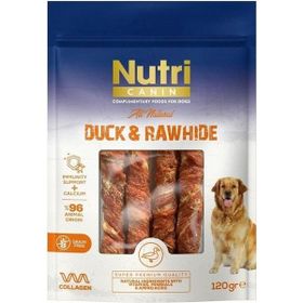 Nutri Canin Rawhide Ördek Eti Sargılı Kemik 120 gr Köpek Ödülü
