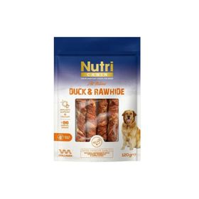 Nutri Canin Rawhide Ördek Eti Sargılı Kemik 120 gr Köpek Ödülü