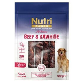 Nutri Canin Sığır Eti Sarılı Kemik 120 gr Köpek Ödülü