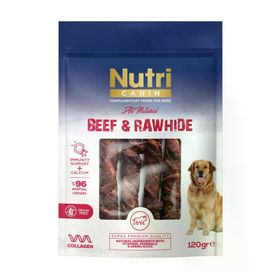Nutri Canin Sığır Eti Sarılı Kemik 120 gr Köpek Ödülü