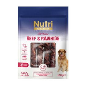 Nutri Canin Sığır Eti Sarılı Kemik 120 gr Köpek Ödülü
