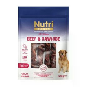 Nutri Canin Sığır Eti Sarılı Kemik 120 gr Köpek Ödülü