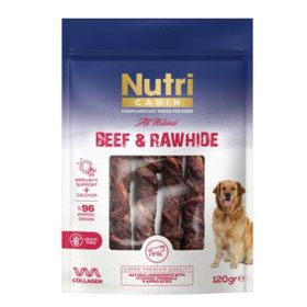Nutri Canin Sığır Eti Sarılı Kemik 120 gr Köpek Ödülü