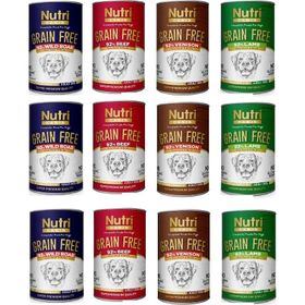 Nutri Canin Tahılsız 4 Çeşit Karma 12x400 gr Köpek Konserve