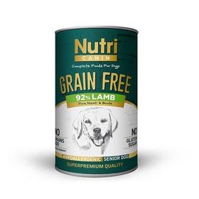 Nutri Canin Tahılsız 400 gr %92 Kuzu Etli Yaşlı Köpek Yaş Maması