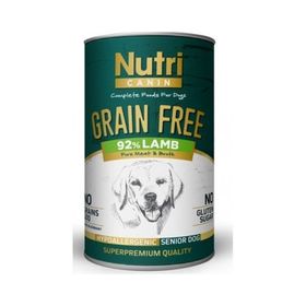 Nutri Canin Tahılsız 400 gr %92 Kuzu Etli Yaşlı Köpek Yaş Maması