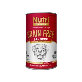 Nutri Canin Tahılsız Biftekli Patatesli 400 gr Yetişkin Köpek Konservesi