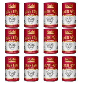 Nutri Canin Tahılsız Biftekli ve Patatesli 12x400 gr Köpek Konserve