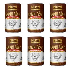 Nutri Canin Tahılsız Geyik Etli 6x400 gr Köpek Konserve
