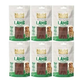 Nutri Canin Tahılsız Kuzu Etli Çubuk 6x80 gr Köpek Ödülü