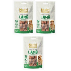 Nutri Canin Tahılsız Kuzulu Küp 3x80 gr Köpek Ödül Maması