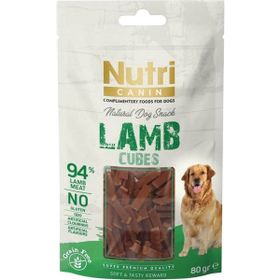 Nutri Canin Tahılsız Kuzulu Küp 3x80 gr Köpek Ödül Maması