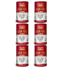 Nutri Canin Tahılsız ve Biftekli 6x400 gr Köpek Konserve
