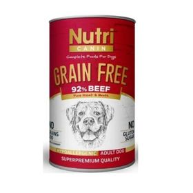 Nutri Canin Tahılsız ve Biftekli 6x400 gr Köpek Konserve