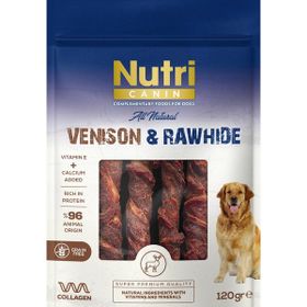 Nutri Canin Vension Rawhide Geyikli 120 gr Köpek Ödülü