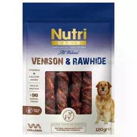 Nutri Canin Vension Rawhide Geyikli 120 gr Köpek Ödülü
